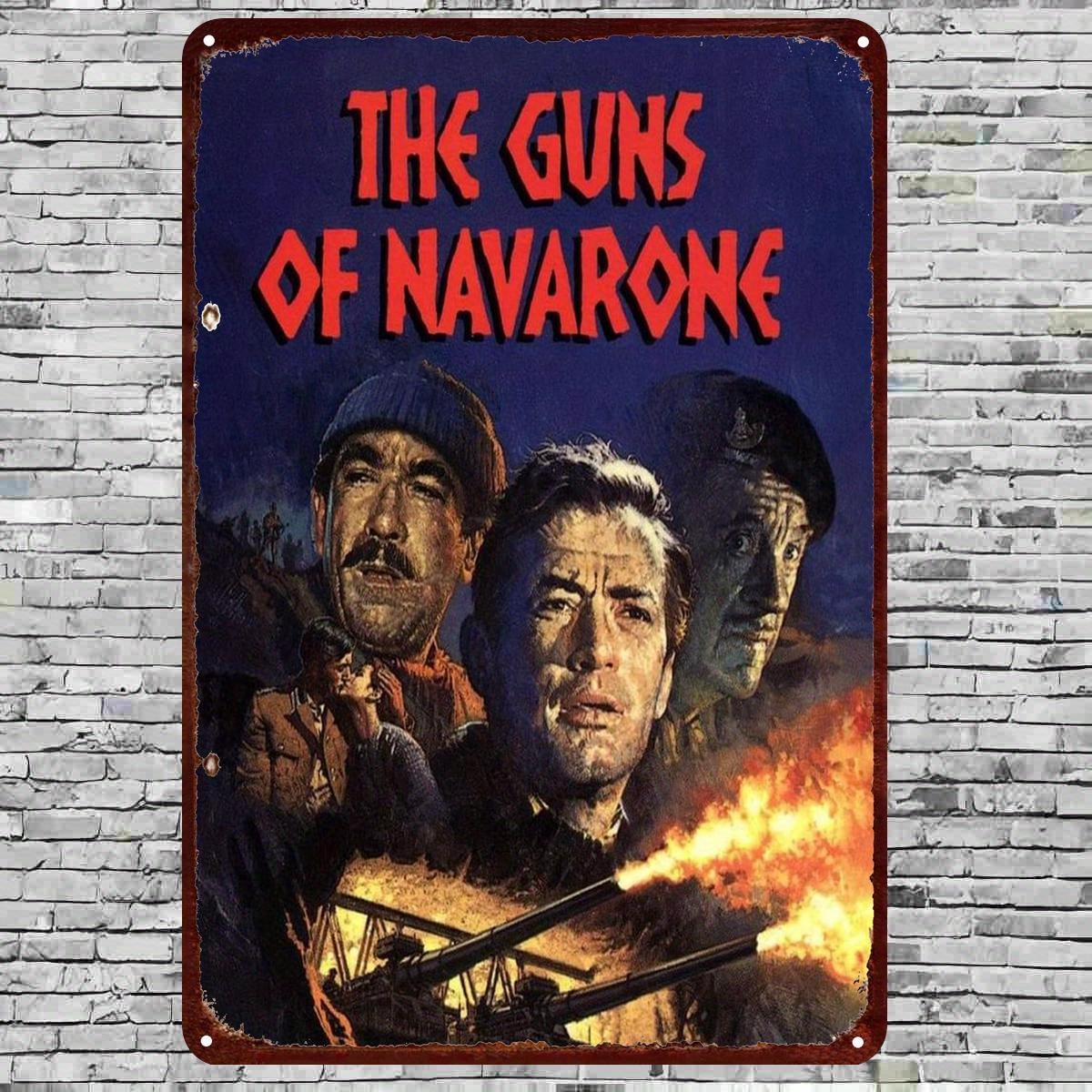 Vintage 'The Guns of Navarone' - Vintage Collectible Posters recension och pris