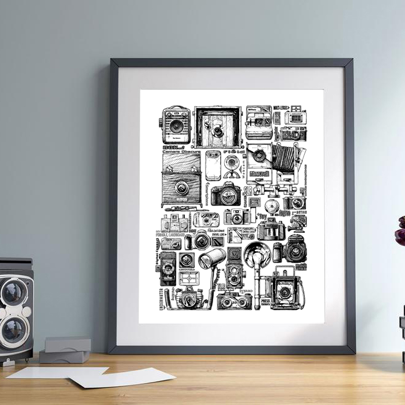 Vintage Camera Collection illu - Collectible Vintage Cameras recension och pris