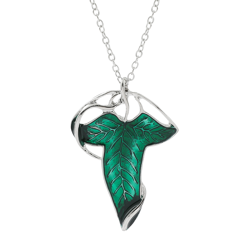 Vintage Green Leaf Pendant Nec - Vintage Jewelry Collection recension och pris