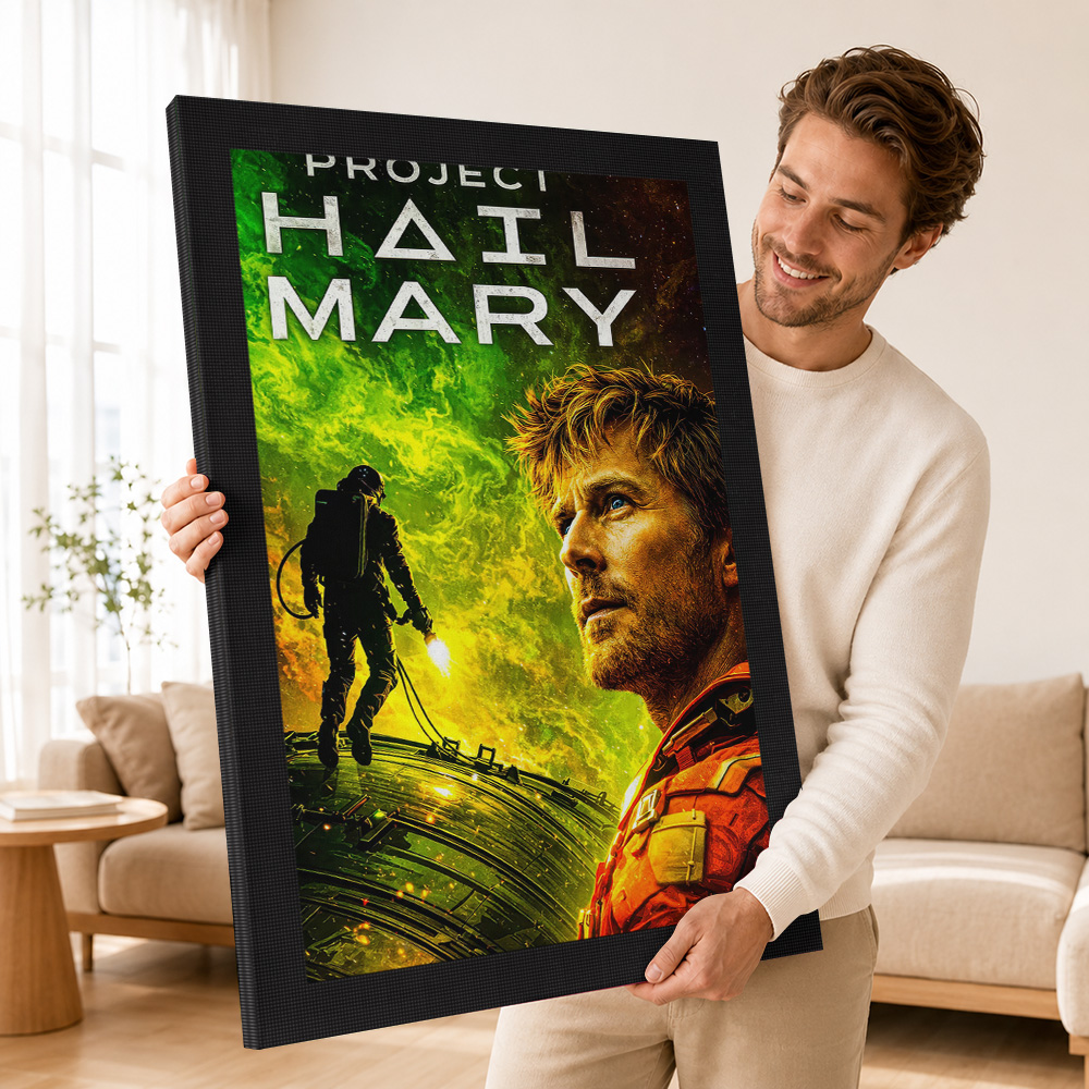 Project Hail Mary Movie Canvas - Vintage Collectible Posters recension och pris