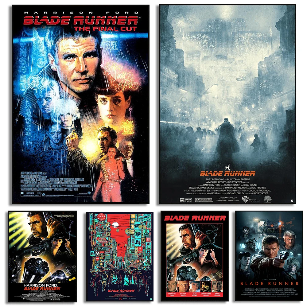 Blade Runner 1982 Classic Movi - Vintage Collectible Posters recension och pris