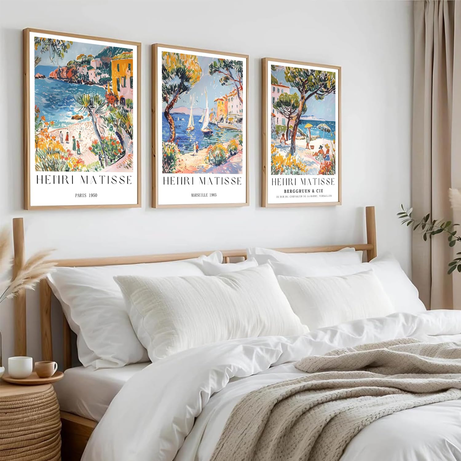 3 Pieces/Set of Vintage Beach  - Vintage Collectible Posters recension och pris