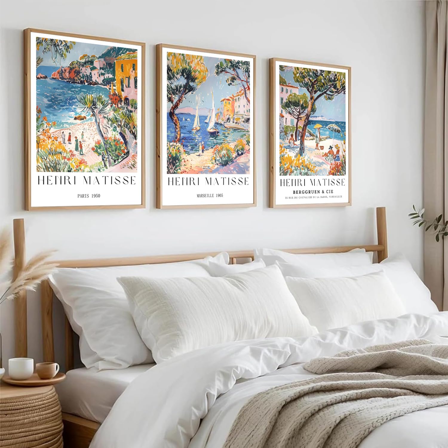 3 Pieces/Set of Vintage Beach  - Vintage Collectible Posters recension och pris
